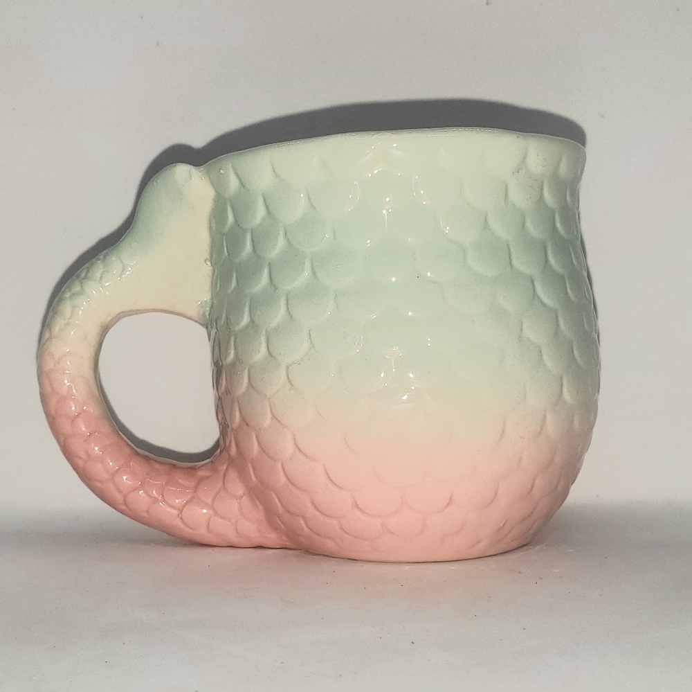 Whimsical Cupboard 10 Strawberry Street Mermaid Tail Coffee Tea Mug